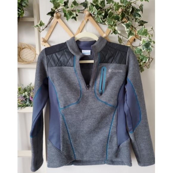Columbia Sweaters - Columbia titanium  wool blend pull over s M
